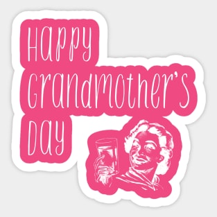 Happy Grandmother's Day Sticker